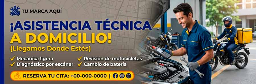 Servicio técnico a domicilio - Automotriz y Motos